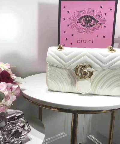 Сумка Gucci GG Marmont Small Bag White